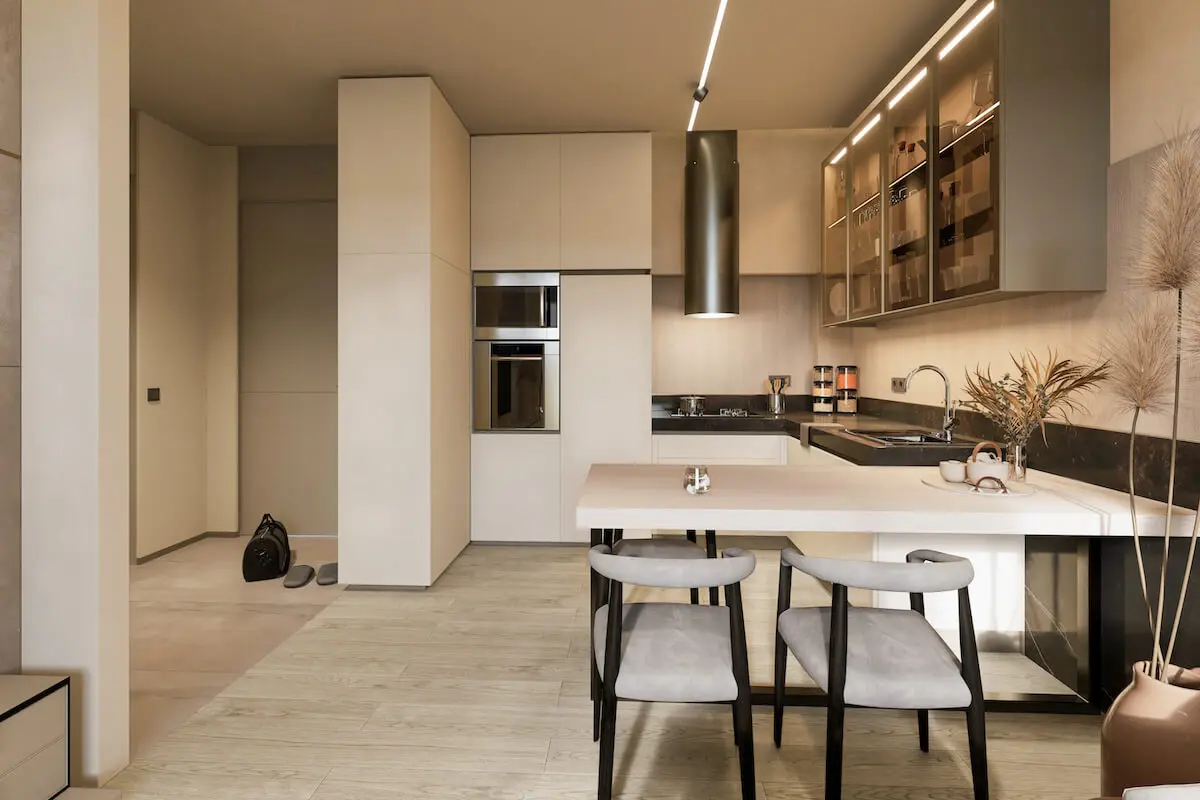 Fitted kitchen